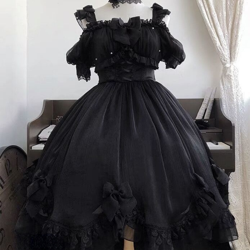 日本ビクトリア朝ゴシックロリータドレスの女性エレガントなバッ - Victorian Women'S Formal Wear のレビューと価格