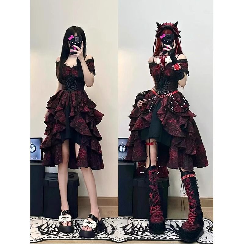 ビクトリア朝のゴシックロリータプリンセスドレス女性エレガント - Victorian Women'S Formal Wear のレビューと価格