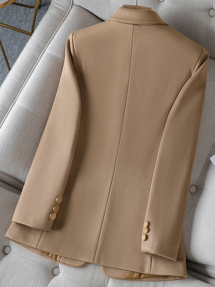 ファッションレディースブレザー女性用グリーンブラックカーキ長 - Formal Winter Wear Women Jacket のレビューと価格