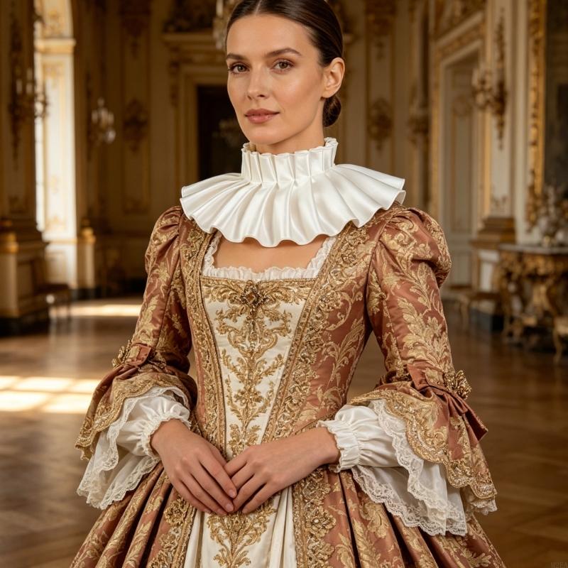 2025 新しい装飾首輪取り外し可能なフリル首輪女性の日常着 - Victorian Women'S Formal Wear のレビューと価格
