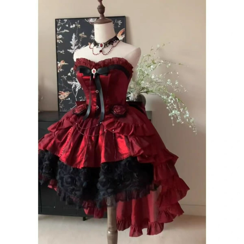 ビクトリア朝の甘いエレガントなロリータドレス女性ヴィンテージ - Victorian Women'S Formal Wear のレビューと価格